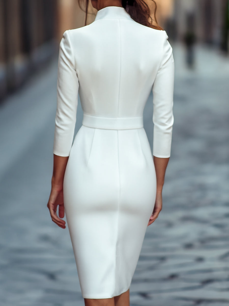 Camille™ | Elegante Getailleerde Wikkeljurk